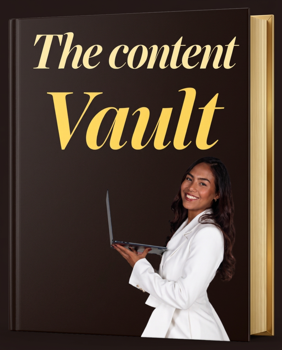 Mockup del libro The Content Vault